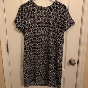 Adrienne Vittadini Geometric Shift Dress